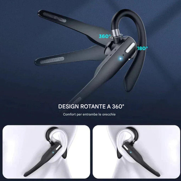 Auricular Bluetooth 5.1 con cancelación de ruido