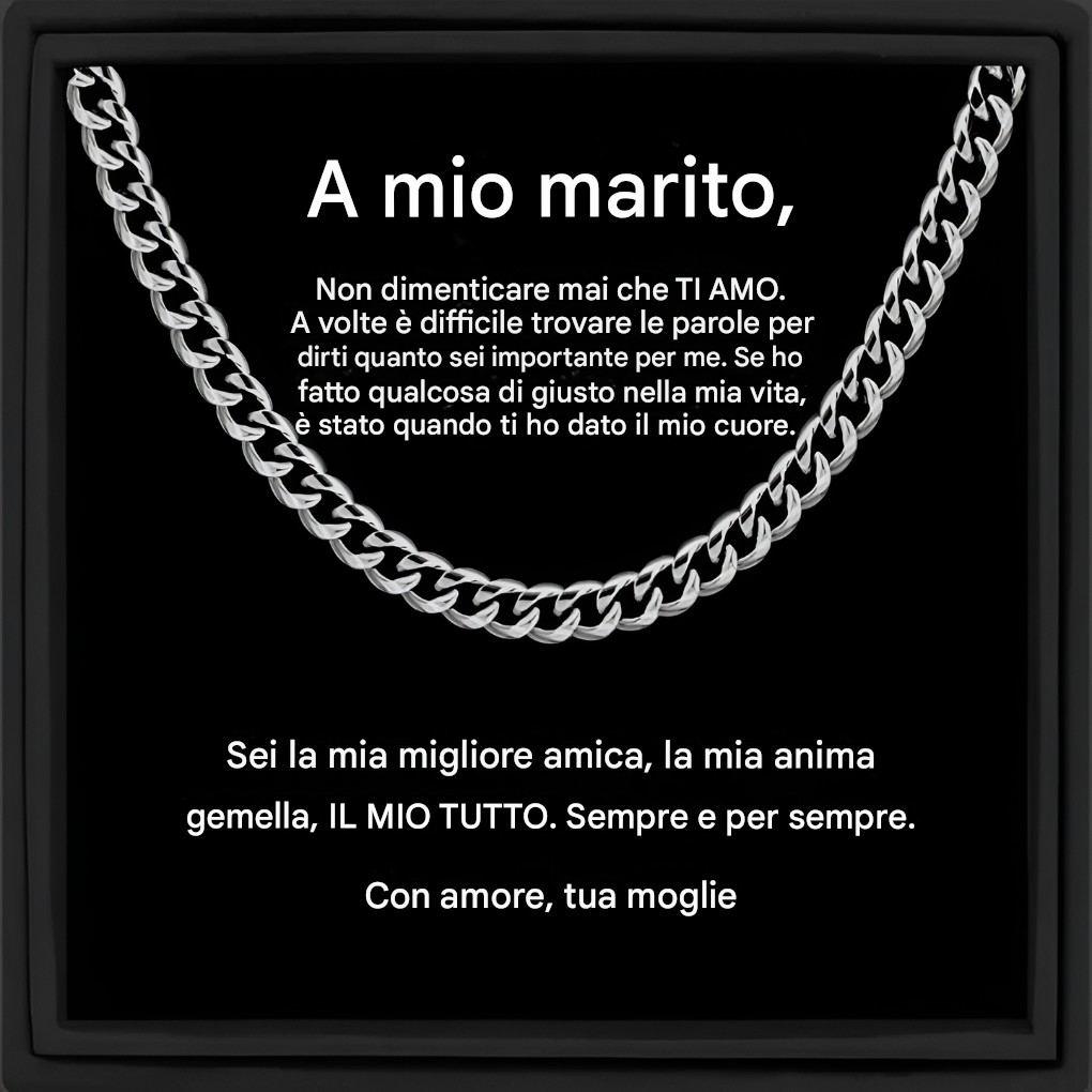 Men's Cuban link necklace