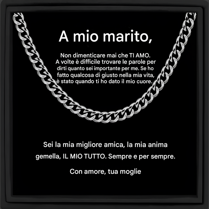 Men's Cuban link necklace