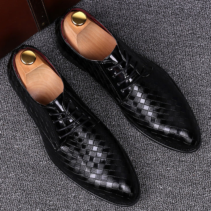 Scarpe da uomo allacciate in pelle