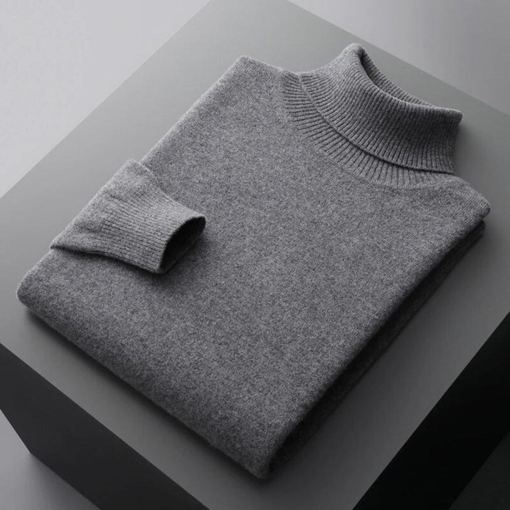 Maglione a collo alto da uomo: elegante strato dal look raffinato