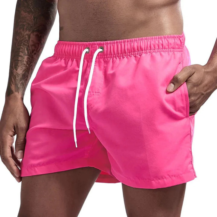 Pantalones cortos de baño de secado rápido para hombre